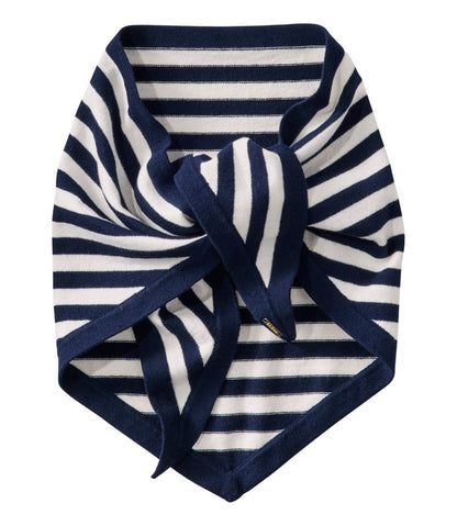 Women's Cotton/Cashmere Knit Triangle Scarf, Striped - L.L.Bean Latest