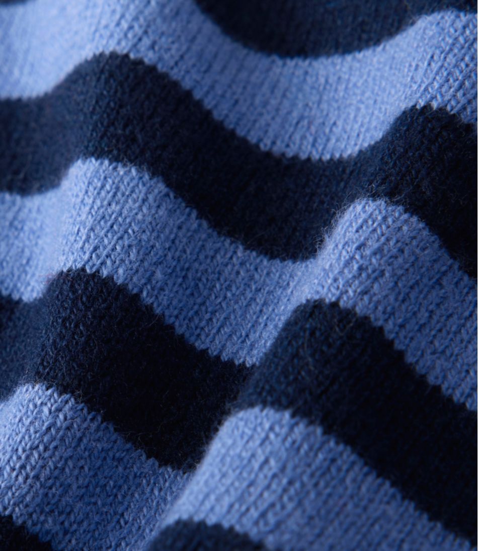 Women's Cotton/Cashmere Knit Triangle Scarf, Striped - L.L.Bean Latest