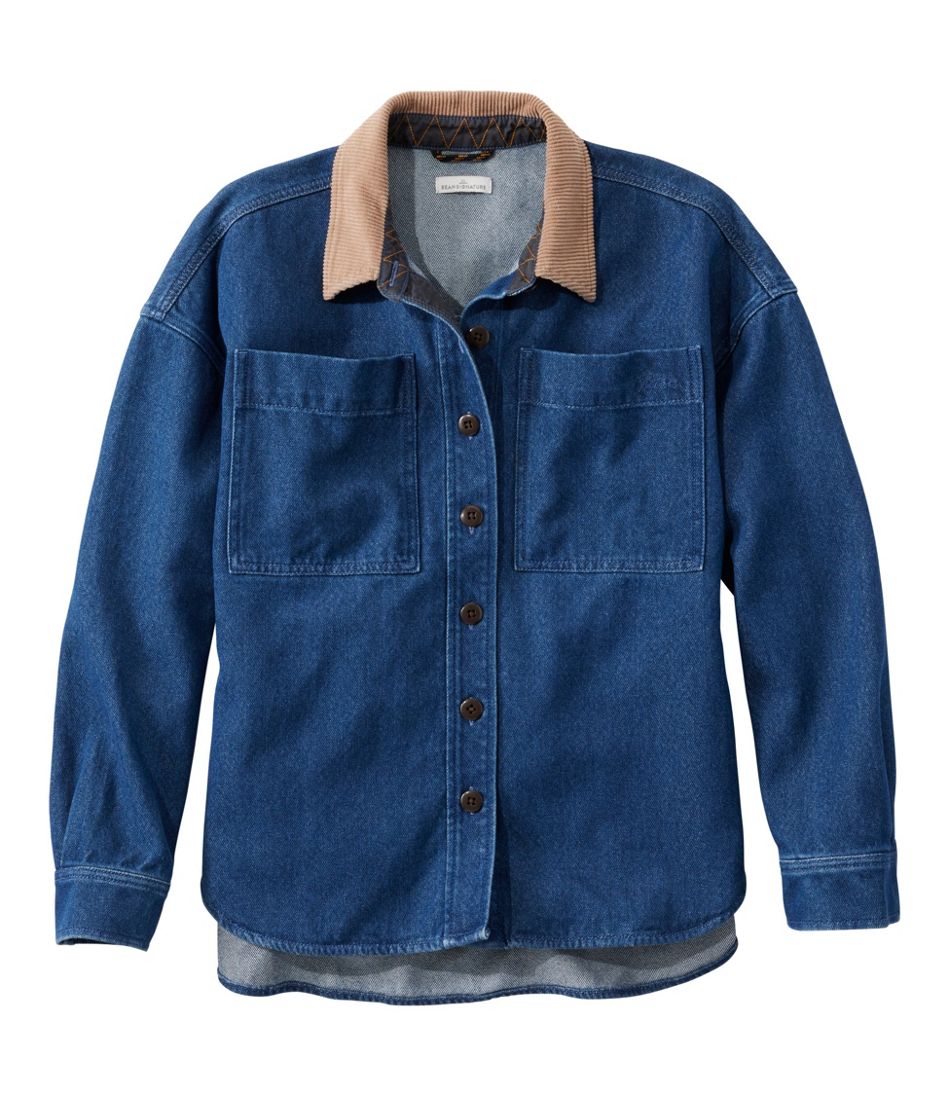 Women's Signature Denim Shirt Jac - L.L.Bean New