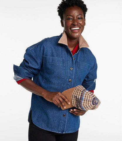 Women's Signature Denim Shirt Jac - L.L.Bean New