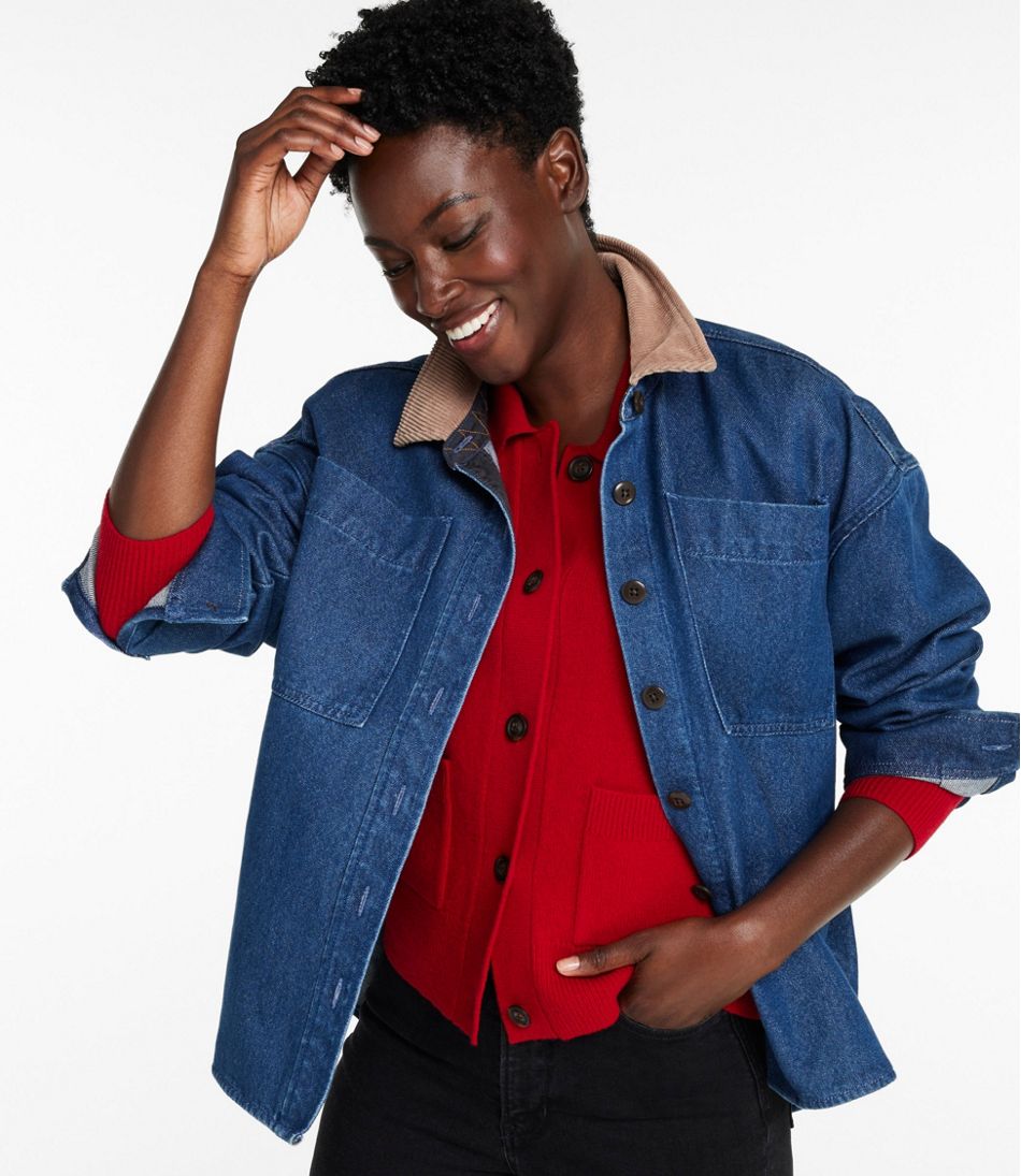 Women's Signature Denim Shirt Jac - L.L.Bean New