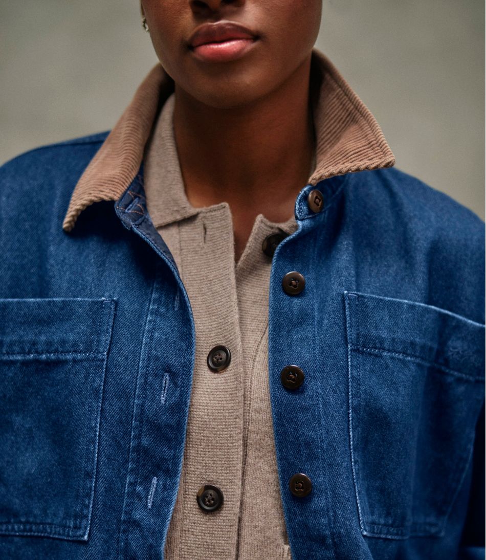 Women's Signature Denim Shirt Jac - L.L.Bean New