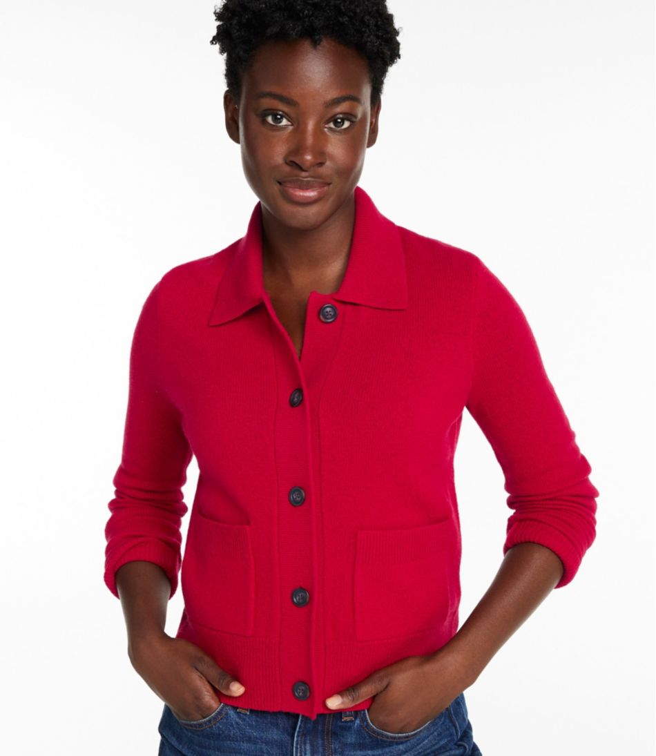 Women's Signature Camp Merino Wool Sweater, Cardigan - L.L.Bean Trending