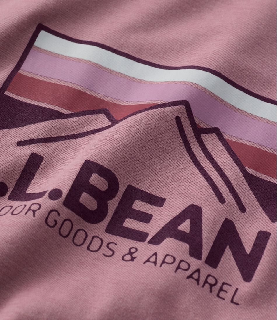 Women's Mountainside Crewneck Tee, Short-Sleeve Graphic - L.L.Bean Exclusive