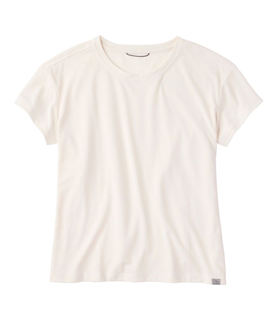 Women's Mountainside Crewneck Tee, Short-Sleeve - L.L.Bean Essential