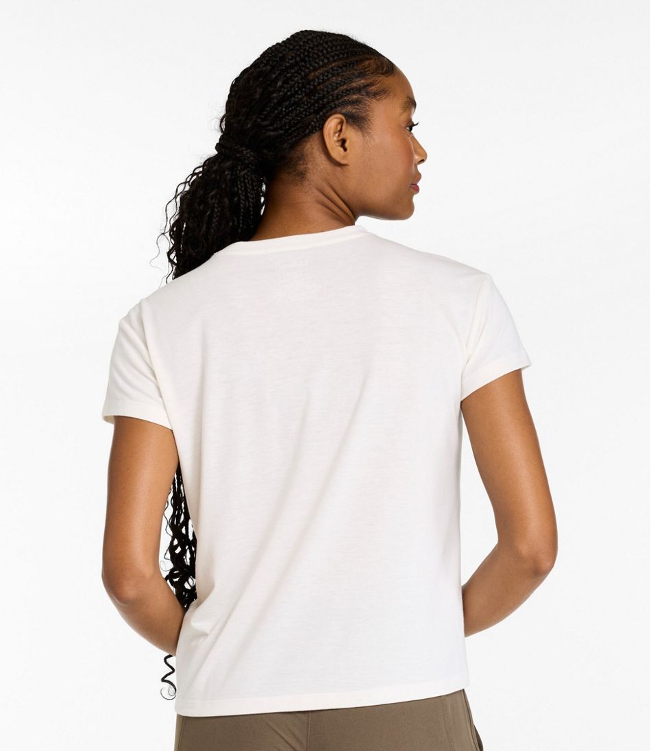 Women's Mountainside Crewneck Tee, Short-Sleeve - L.L.Bean Essential