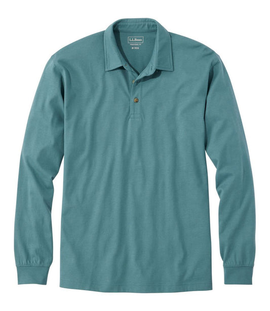 Men's Carefree Unshrinkable Polo, Long-Sleeve, Without Pocket - L.L.Bean Customer Favorite