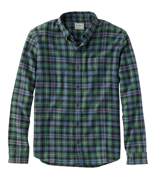 Men's Sunwashed Twill Shirt, Slightly Fitted Untucked Fit - L.L.Bean Top Pick