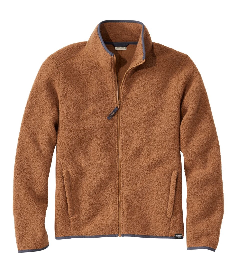 Men's All Season Wool Fleece Full-Zip Sweater - L.L.Bean Premium