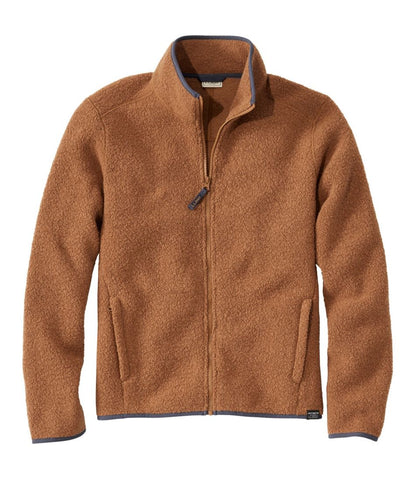 Men's All Season Wool Fleece Full-Zip Sweater - L.L.Bean Premium