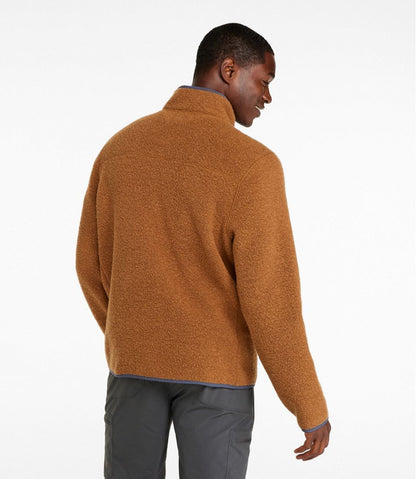 Men's All Season Wool Fleece Full-Zip Sweater - L.L.Bean Premium