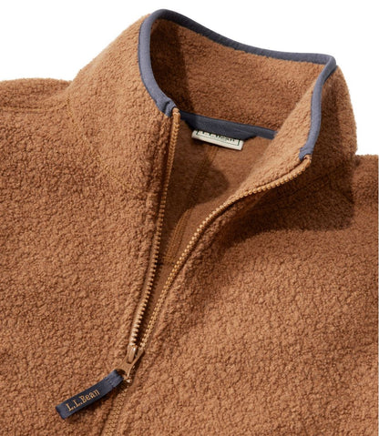 Men's All Season Wool Fleece Full-Zip Sweater - L.L.Bean Premium