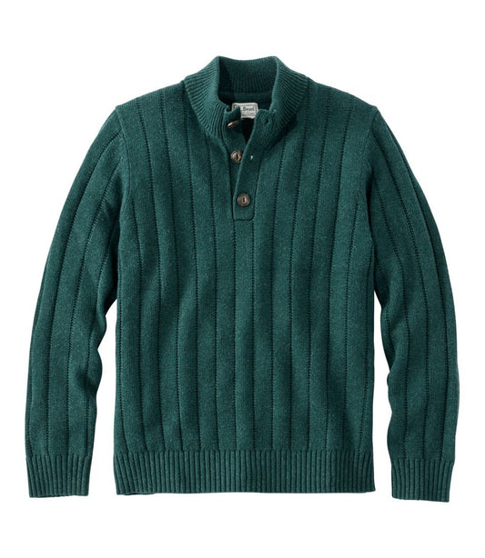 Men's Riverton Wool/Cotton Sweater, Mockneck - L.L.Bean Featured