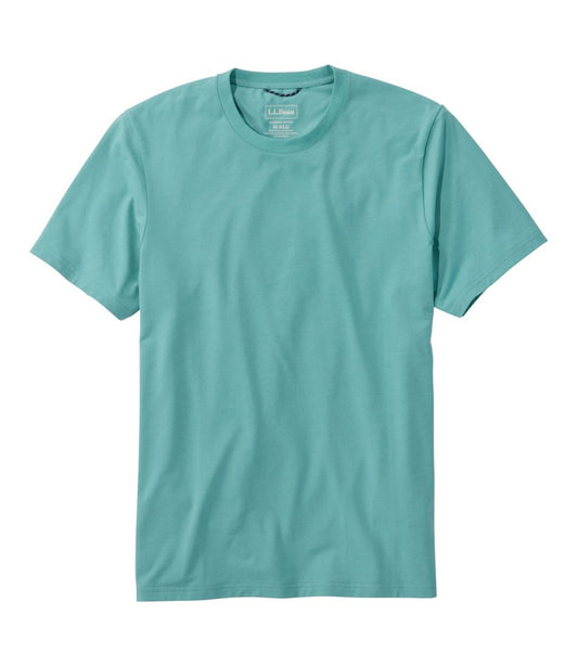 Men's Comfort Stretch Performance® Pima Tee, Short-Sleeve Without Pocket - L.L.Bean Popular