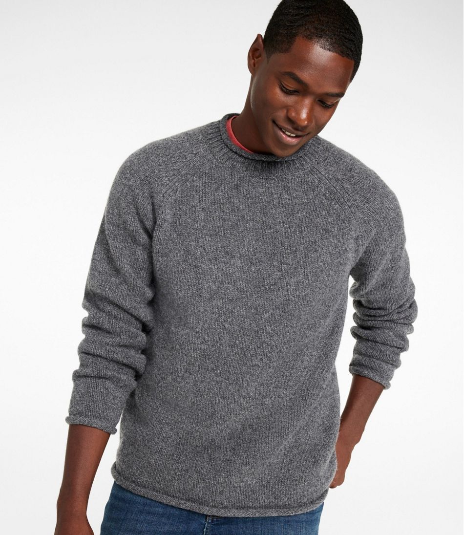 Men's Bean's Classic Ragg Wool Sweater, Rollneck - L.L.Bean Exclusive