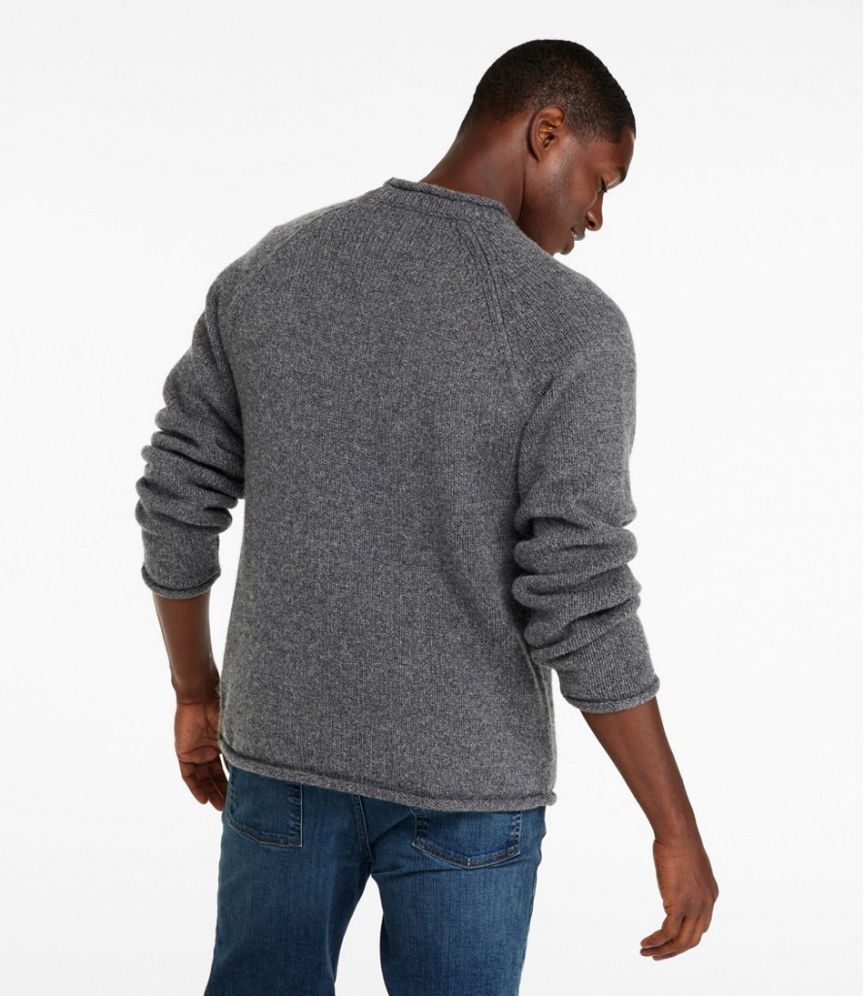 Men's Bean's Classic Ragg Wool Sweater, Rollneck - L.L.Bean Exclusive