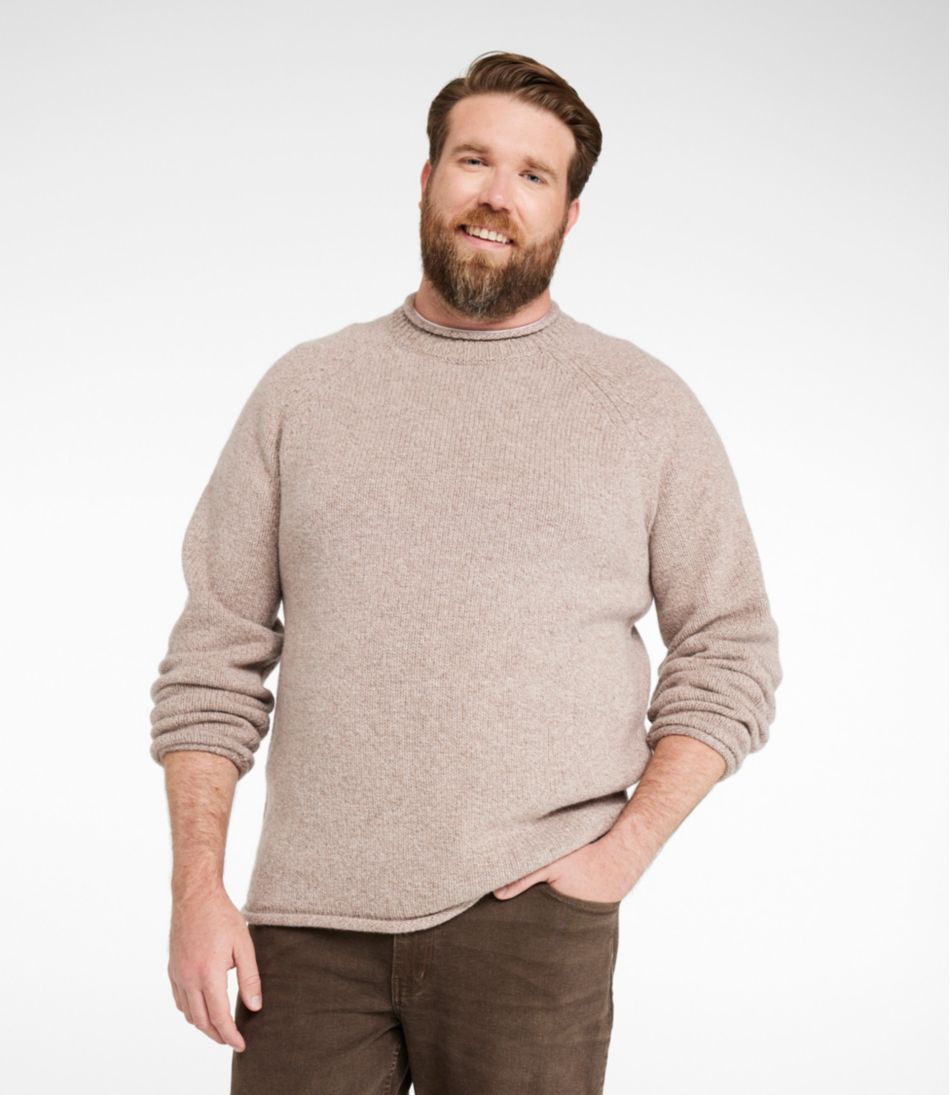 Men's Bean's Classic Ragg Wool Sweater, Rollneck - L.L.Bean Exclusive