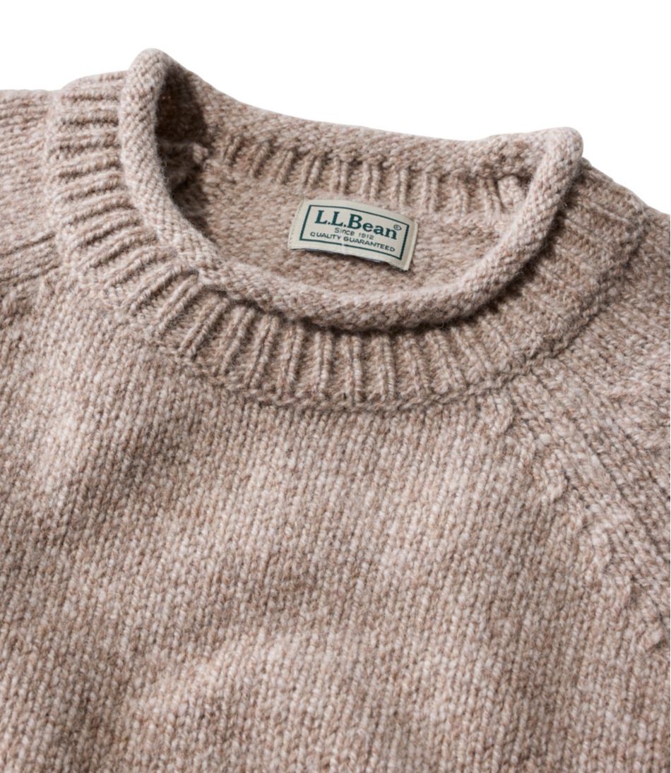 Men's Bean's Classic Ragg Wool Sweater, Rollneck - L.L.Bean Exclusive