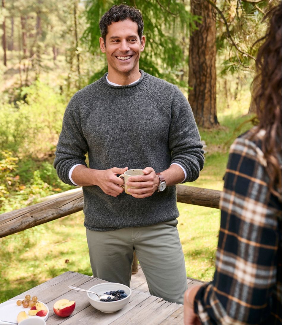 Men's Bean's Classic Ragg Wool Sweater, Rollneck - L.L.Bean Exclusive