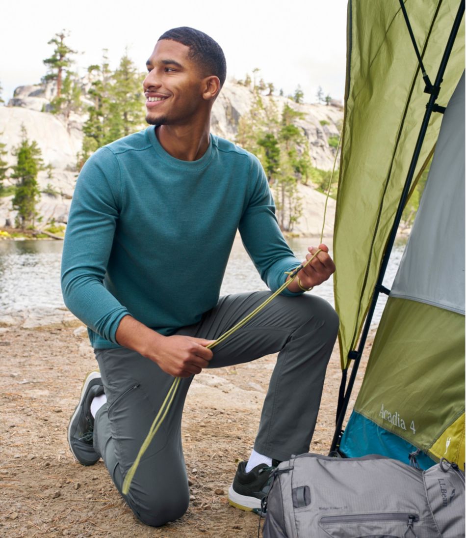Men's Mountainside Micro Waffle Crew - L.L.Bean New