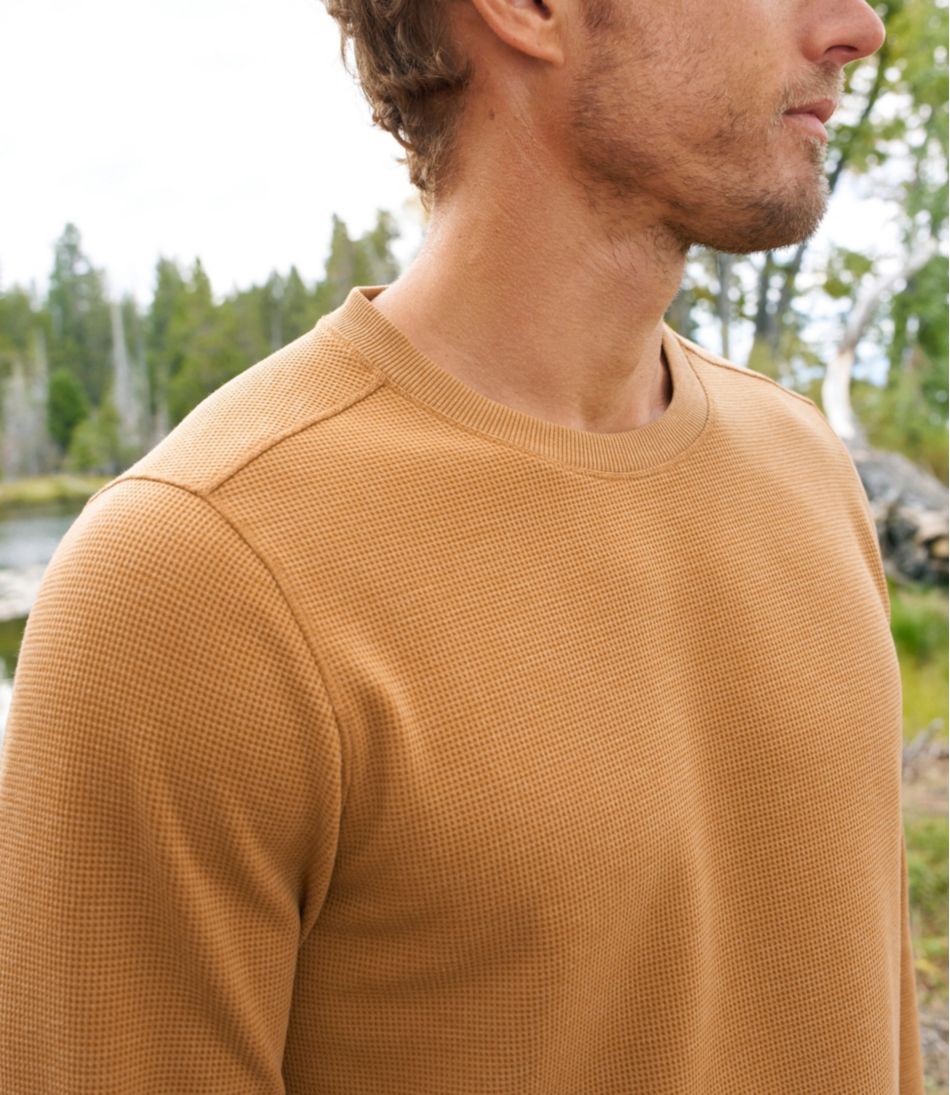 Men's Mountainside Micro Waffle Crew - L.L.Bean New
