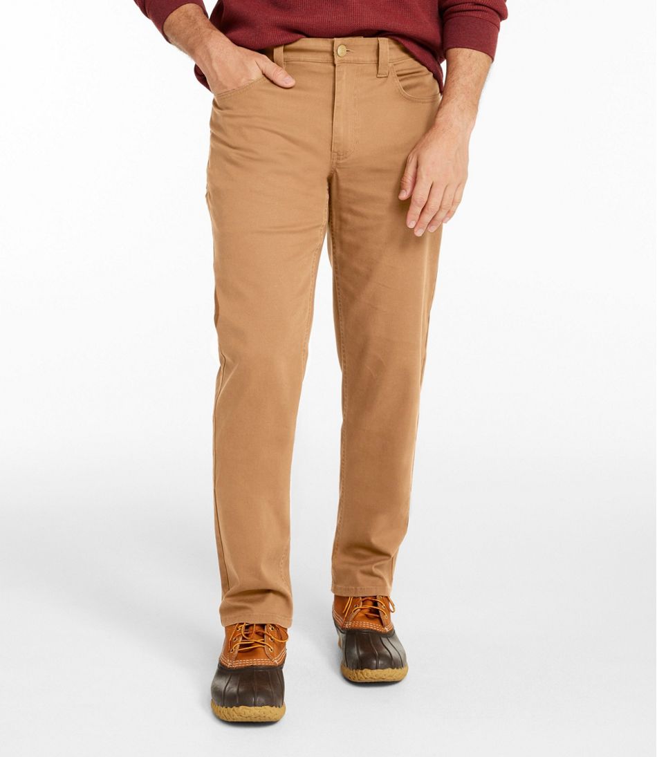 Men's BeanFlex® Performance Canvas Pants, Five-Pocket, Standard Fit, Straight Leg - L.L.Bean Recommended