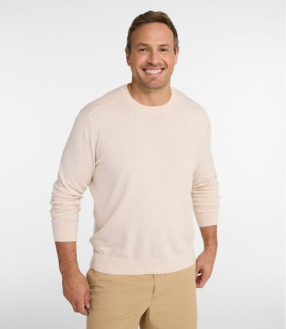 Men's All Seasons Cotton Blend Sweater, Crewneck - L.L.Bean Latest