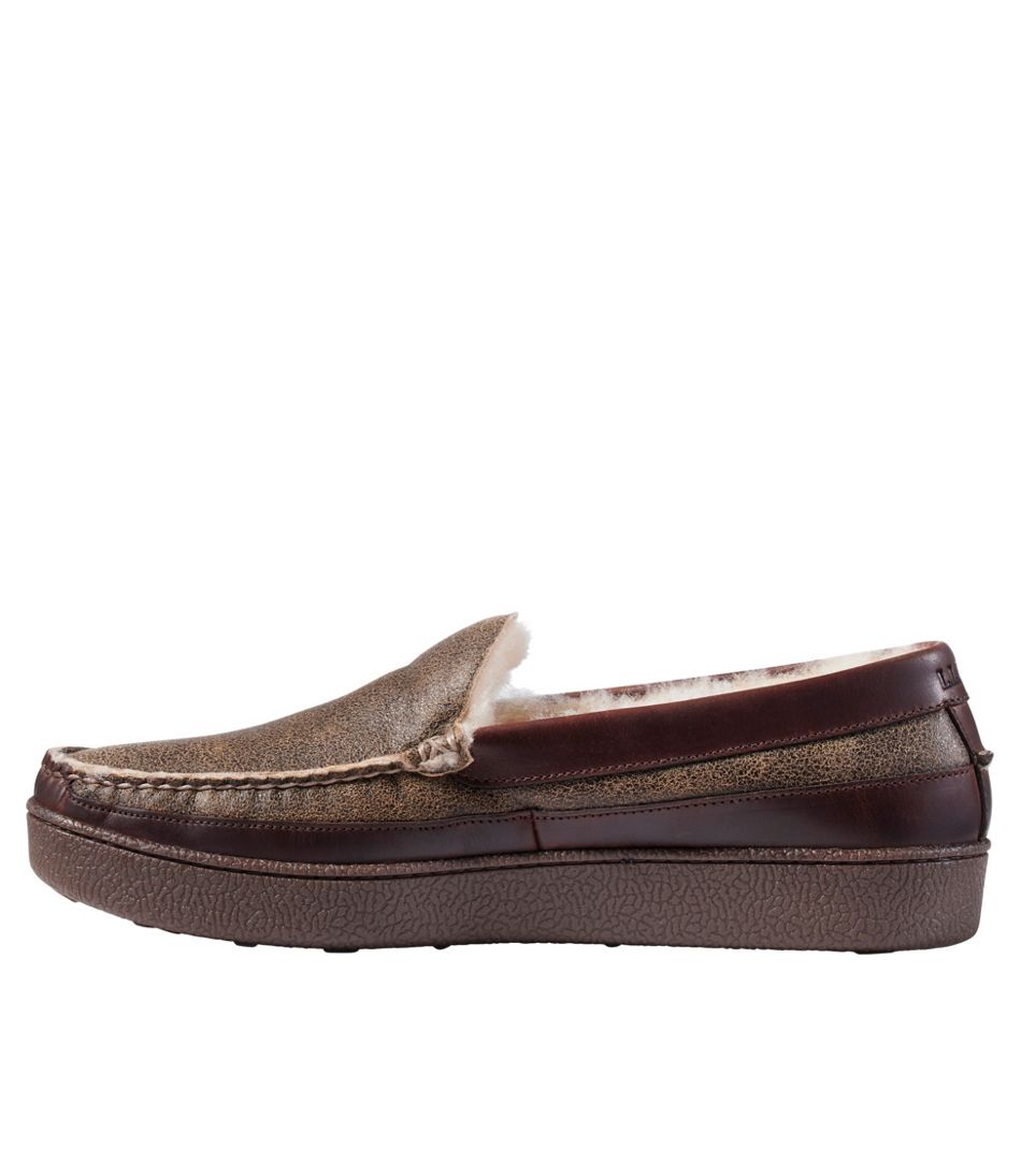 Men's Lodge Moc Vibram® Slippers, Shearling - L.L.Bean Best Seller