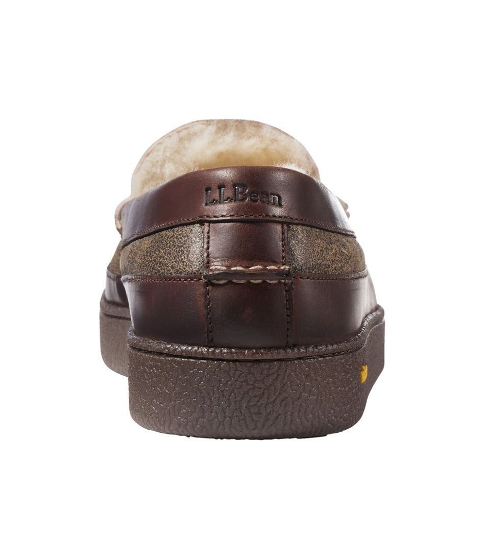 Men's Lodge Moc Vibram® Slippers, Shearling - L.L.Bean Best Seller