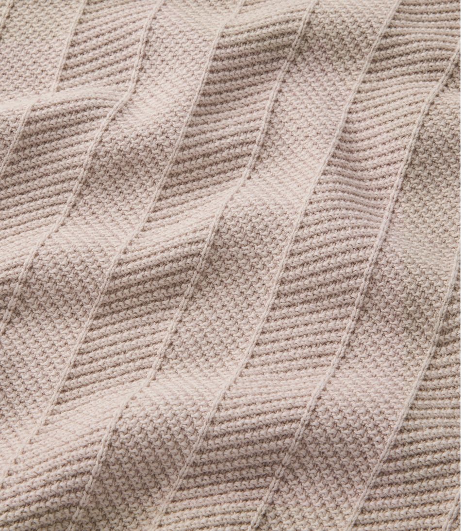 Men's Sunwashed Textured Cotton Sweater, Herringbone 1/4 Zip - L.L.Bean Classic