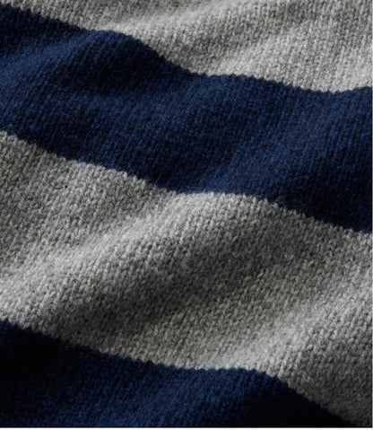 Men's Bean's Classic Ragg Wool Sweater, Rollneck, Stripe - L.L.Bean Value