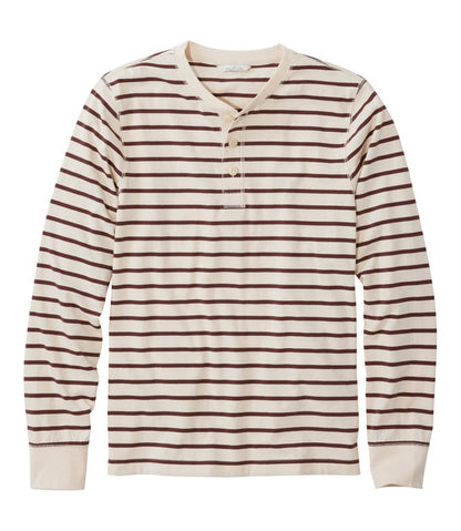 Men's Signature Northwoods Henley, Long-Sleeve, Stripe - L.L.Bean Trusted