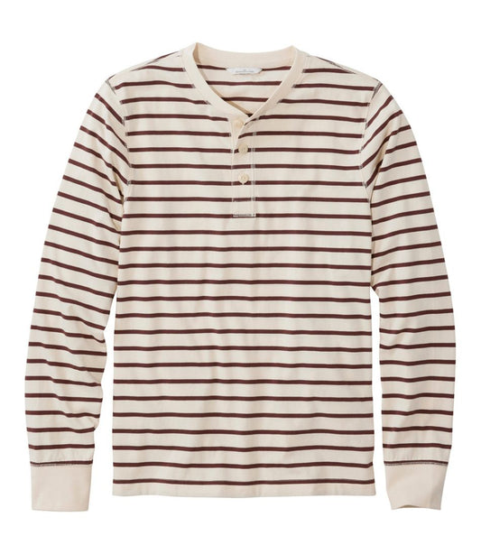 Men's Signature Northwoods Henley, Long-Sleeve, Stripe - L.L.Bean Trusted