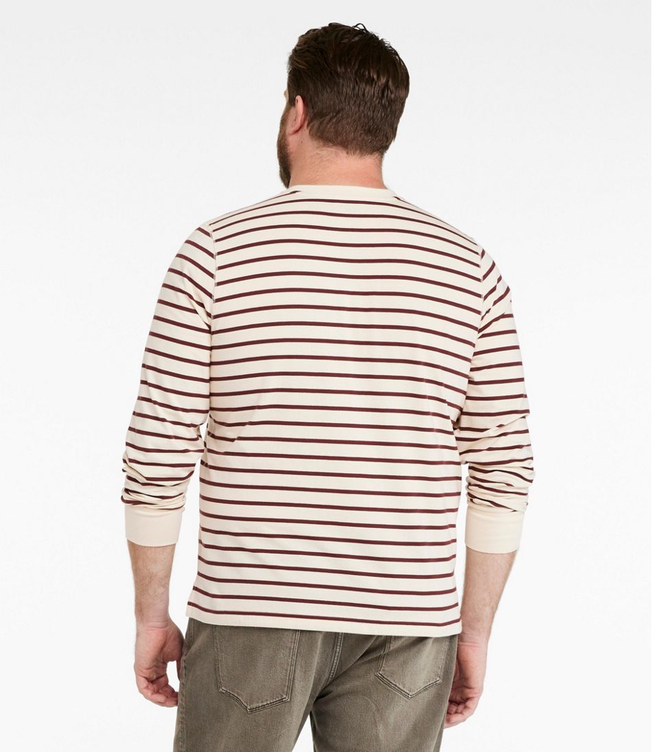Men's Signature Northwoods Henley, Long-Sleeve, Stripe - L.L.Bean Trusted