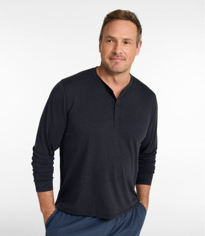 Men's Multisport Lifestyle Henley, Long-Sleeve - L.L.Bean Premium