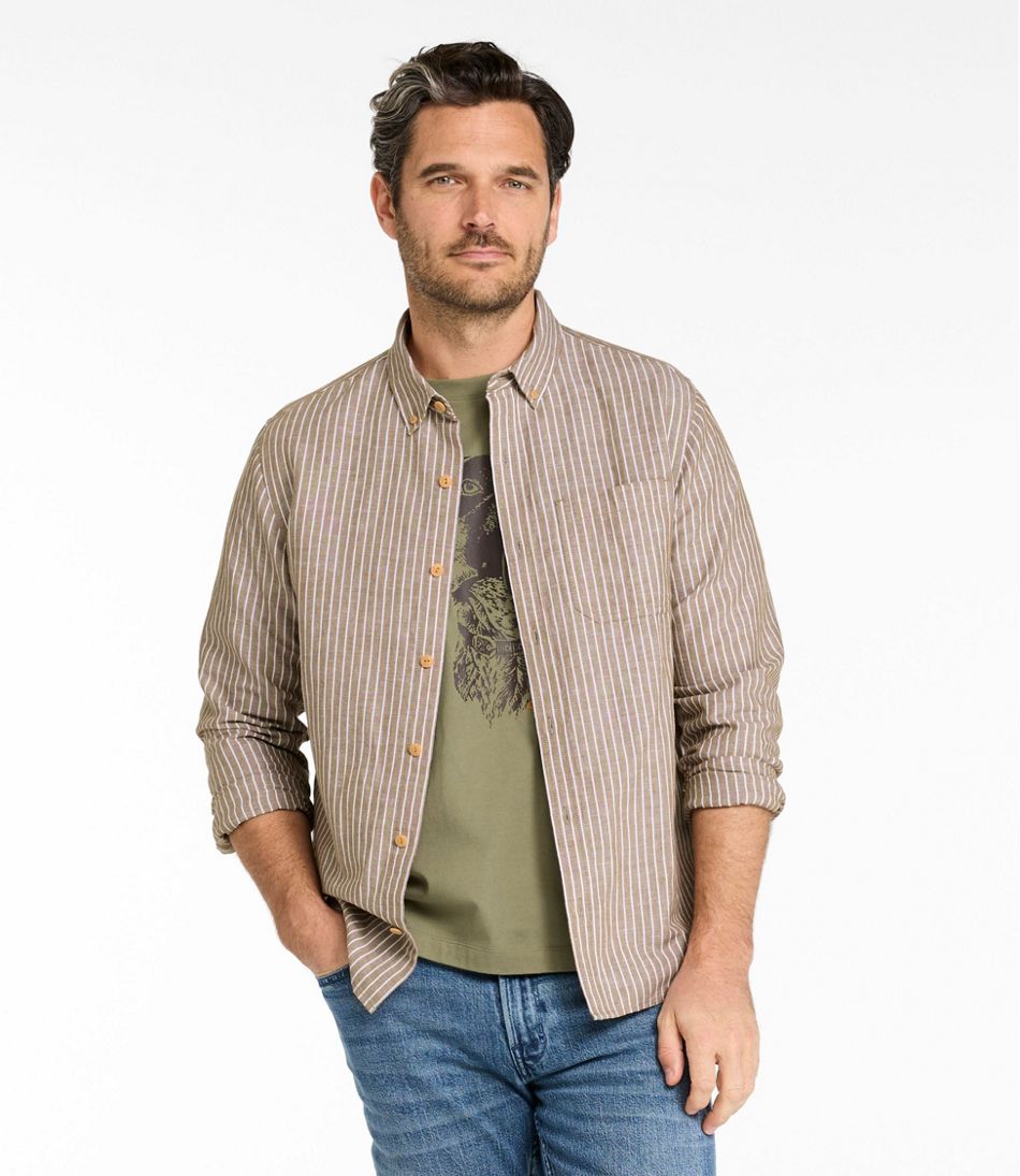 Men's Signature Wharfside Linen Blend Shirt - L.L.Bean Classic