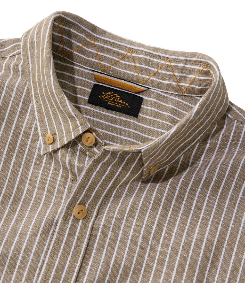 Men's Signature Wharfside Linen Blend Shirt - L.L.Bean Classic