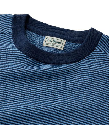Men's All Seasons Cotton Blend Sweater, Crewneck, Stripe - L.L.Bean Latest