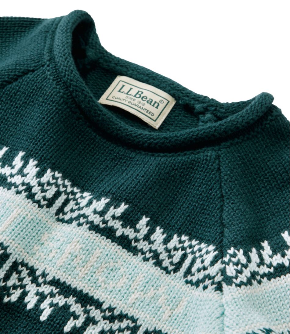 Infants' and Toddlers' Cotton Rollneck Sweater - L.L.Bean Customer Favorite