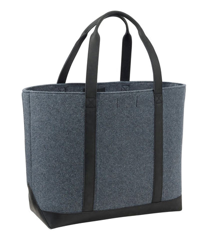 Leather-Trim Wool Tote - L.L.Bean Great Value