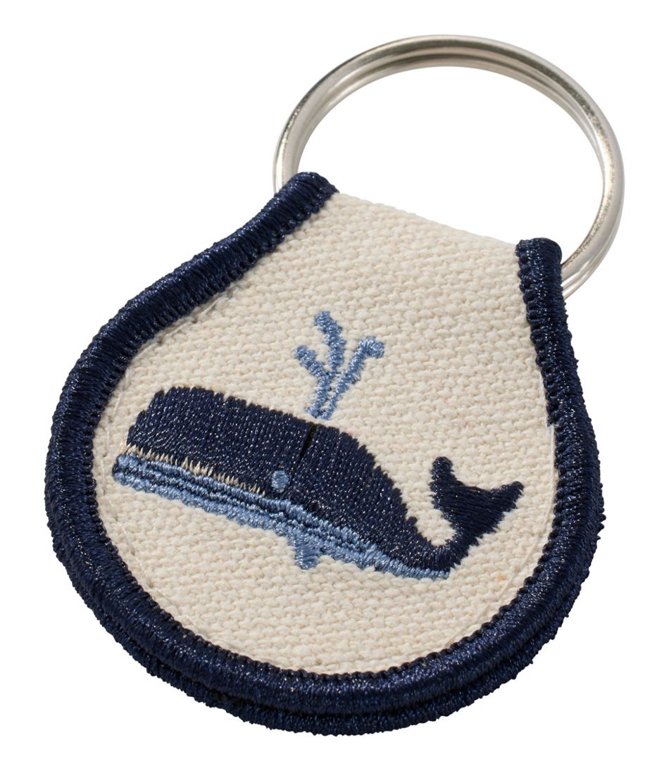 Embroidered Patch Charm, Whale - L.L.Bean Exclusive