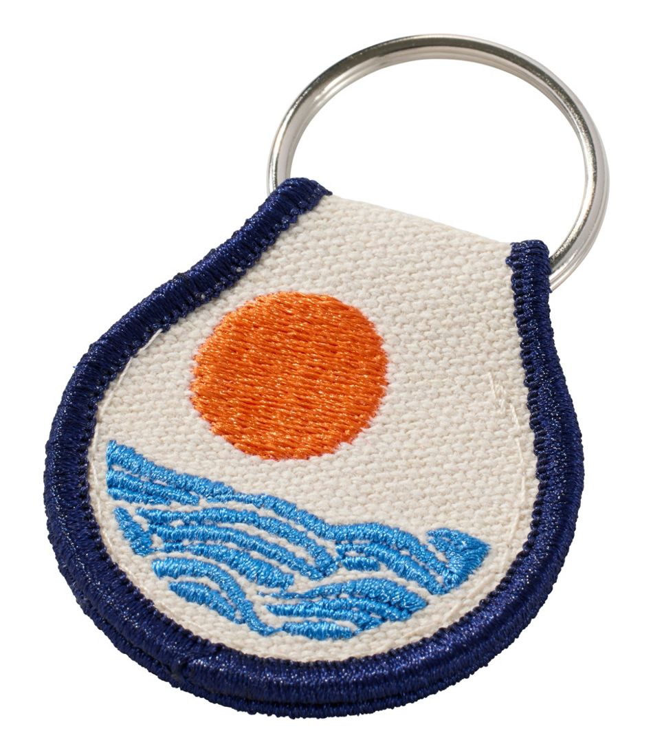 Embroidered Patch Charm, Sun & Waves - L.L.Bean Signature