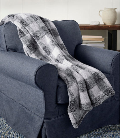Cozy Plush Throw, Plaid - L.L.Bean Latest