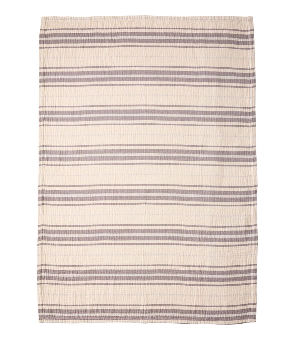 Lightweight Cotton Gauze Throw, Stripe - L.L.Bean Trending