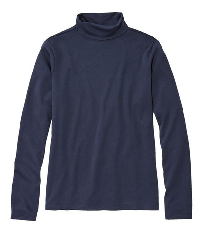 Women's Pima Cotton Turtleneck, Long-Sleeve - L.L.Bean Quality