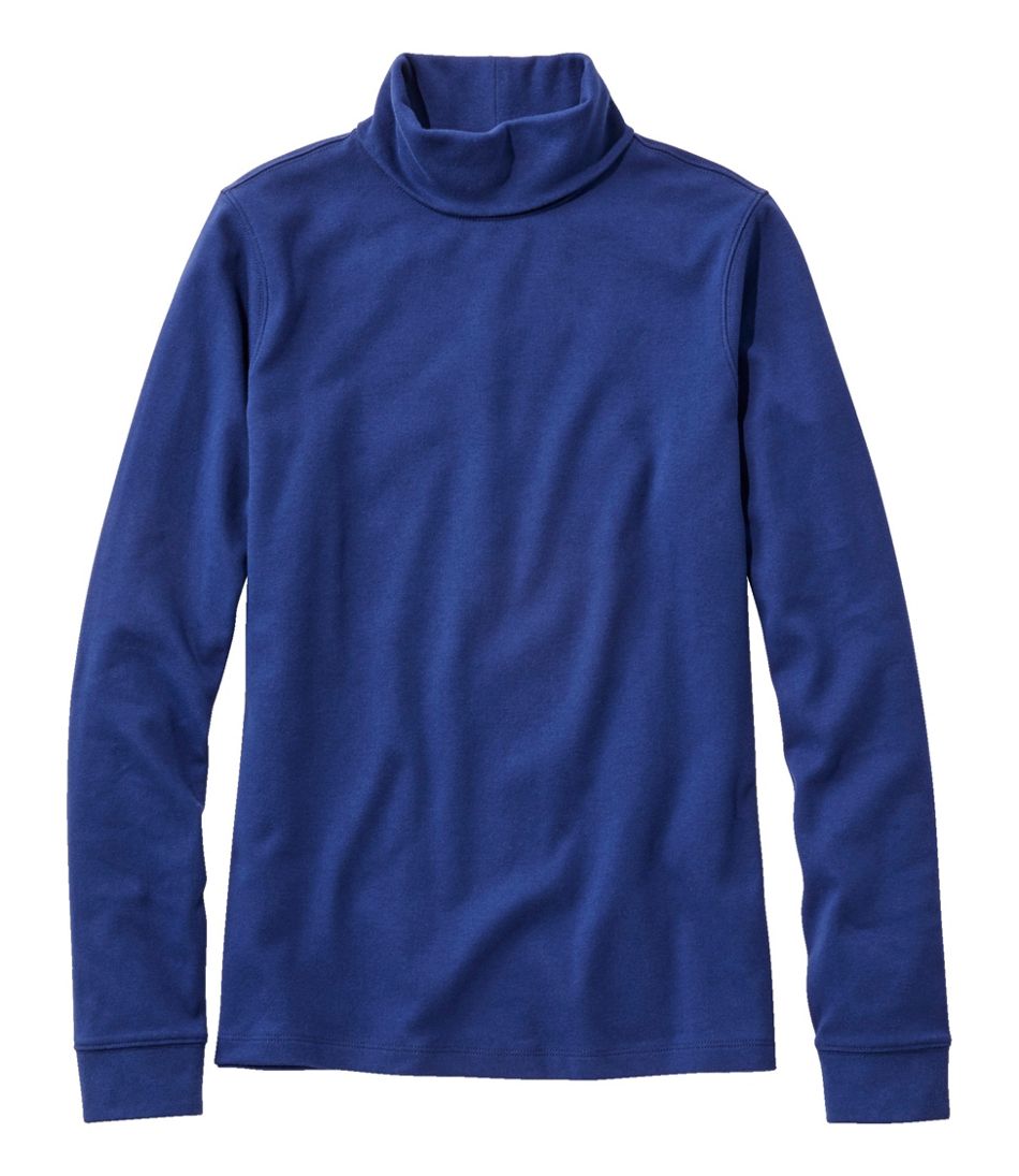 Women's L.L.Bean Interlock Turtleneck, Long-Sleeve - L.L.Bean Trusted