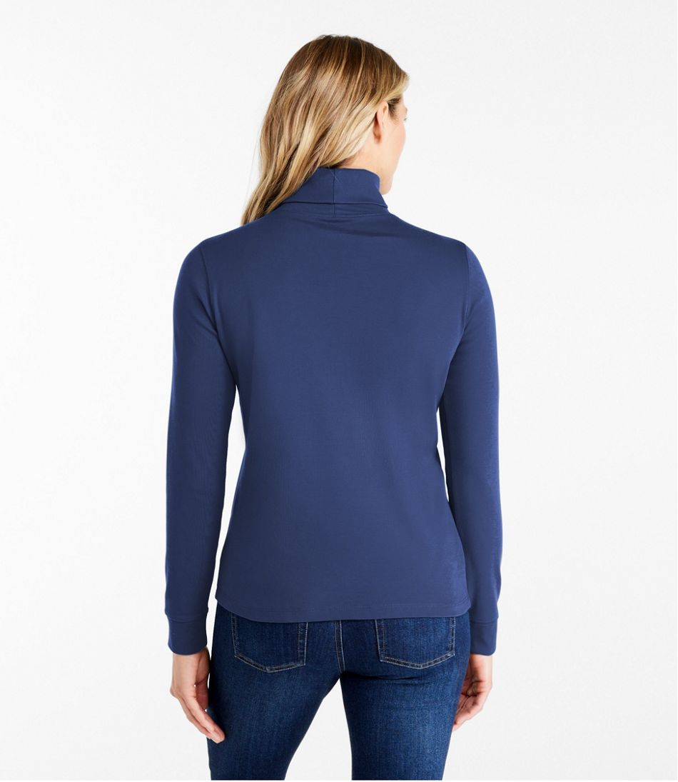 Women's L.L.Bean Interlock Turtleneck, Long-Sleeve - L.L.Bean Trusted