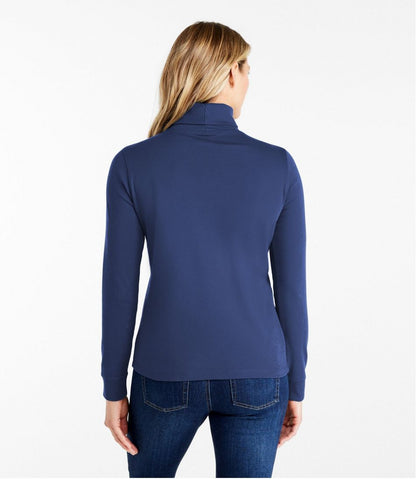Women's L.L.Bean Interlock Turtleneck, Long-Sleeve - L.L.Bean Trusted