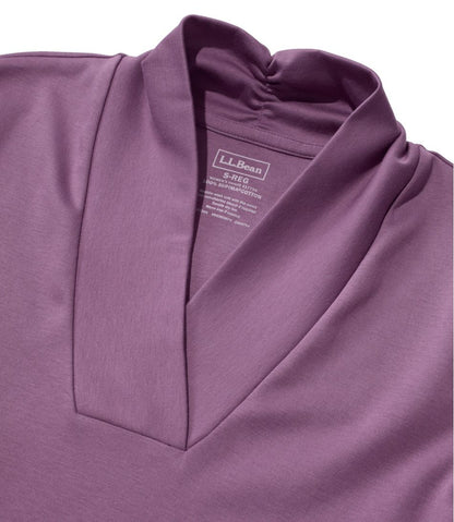 Women's Pima Cotton Tee, Shawl Long-Sleeve - L.L.Bean Customer Favorite
