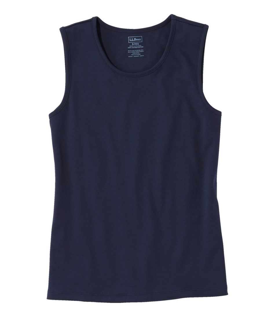 Women's Pima Cotton Tee, Shell - L.L.Bean Recommended